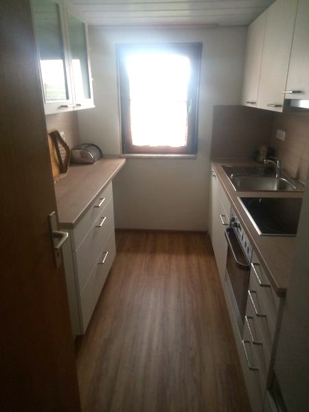 Ferienwohnung mit Balkon - Die Küche